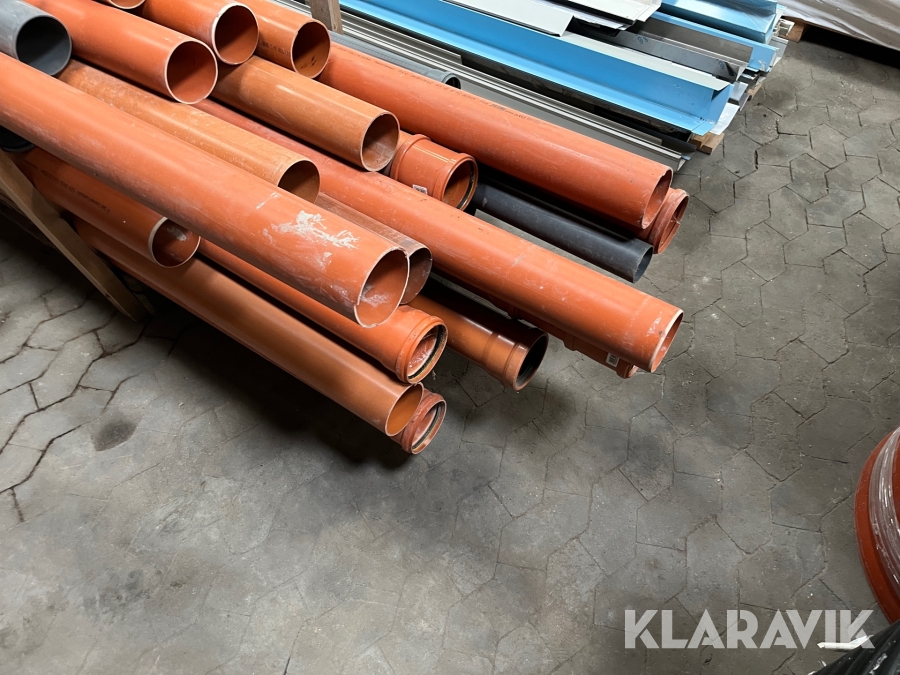 Lot - Pvc rør, Aalborg, Klaravik auktioner