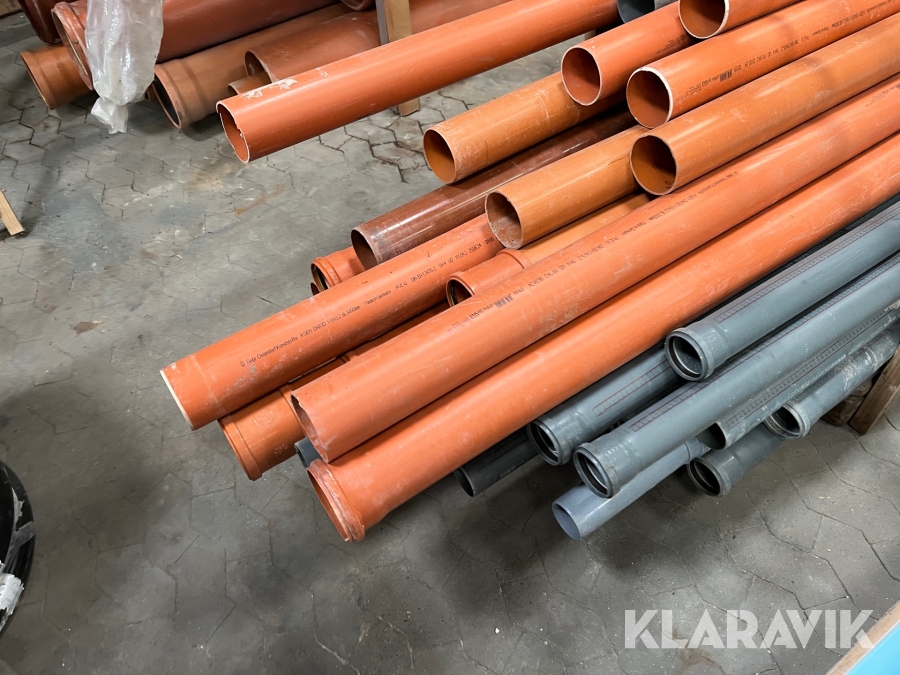 Lot - Pvc rør, Aalborg, Klaravik auktioner