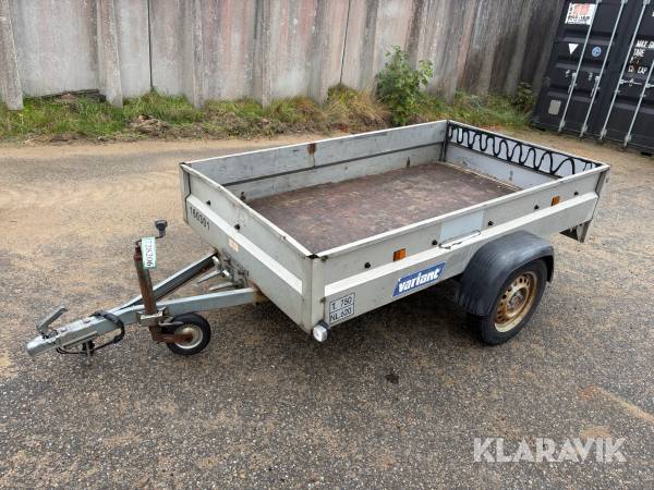 Trailer Variant 750 kg med tip