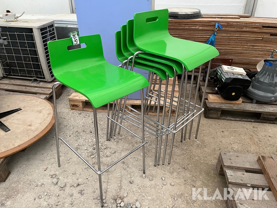 Bar stole 5 stk høje stole 77cm
