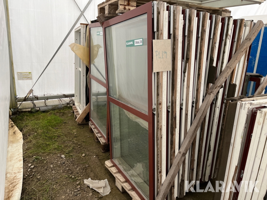 Vinduer alu/træ 8 stk Velfac