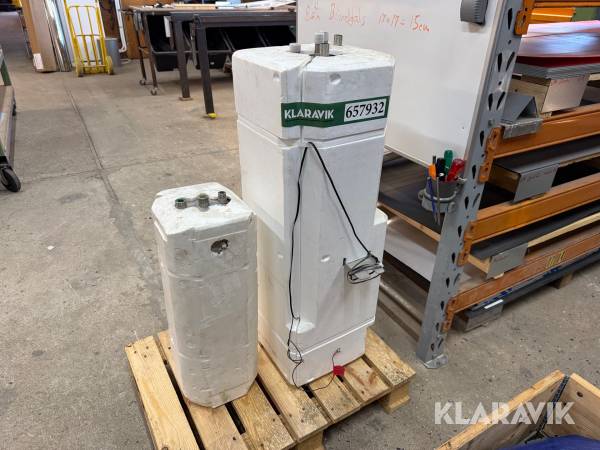 Varmtvandsbeholder til gas