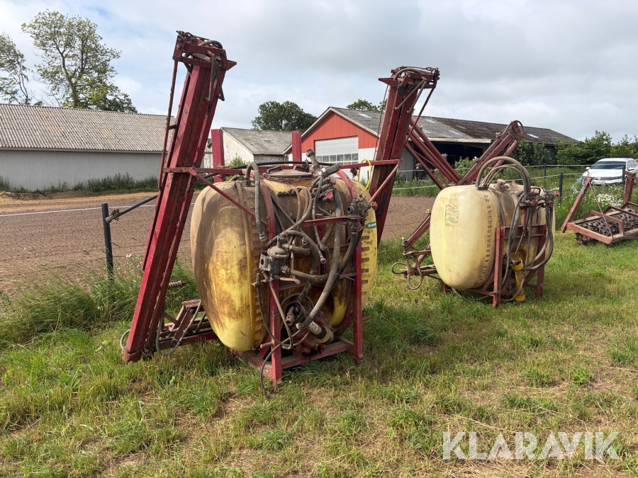 Marksprøjte Hardi 900 + 1000 L 2 styk