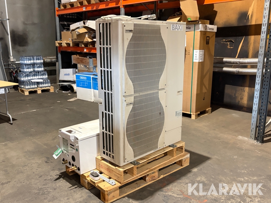 Varmepumpe Baxi 16 kW Inderdel + yderdel
