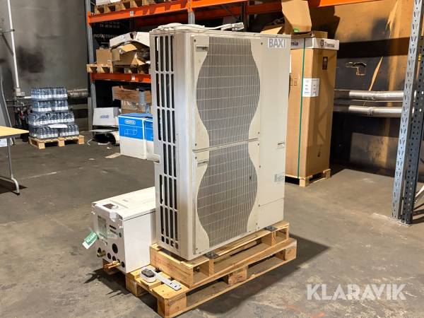 Varmepumpe Baxi 16 kW Inderdel + yderdel