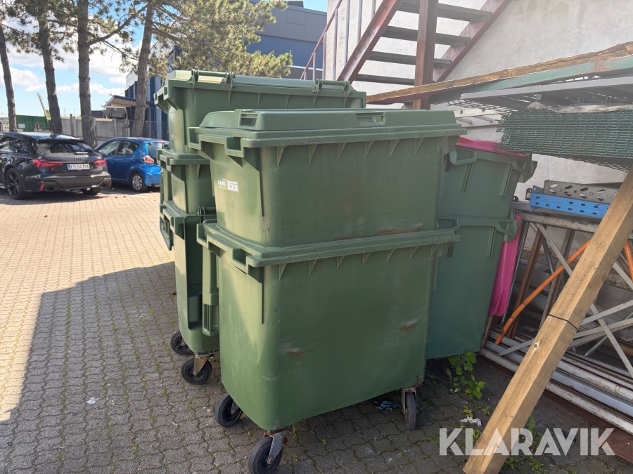 Affaldscontainere 16 stk.