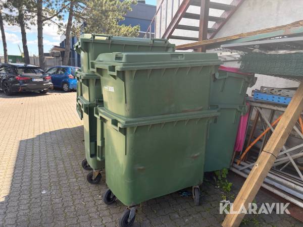 Affaldscontainere 16 stk.