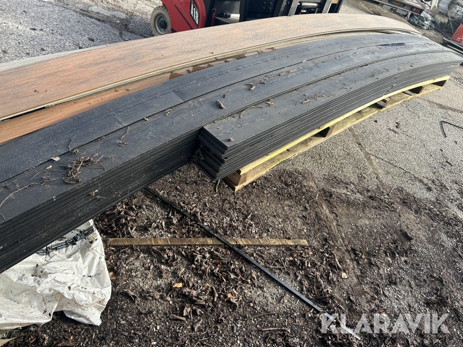 Komposit terrassebrædder Kirkedahl Massiv 40 styk, 220 meter, sort