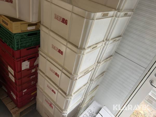 Plastkasser Danæg – 40 styk