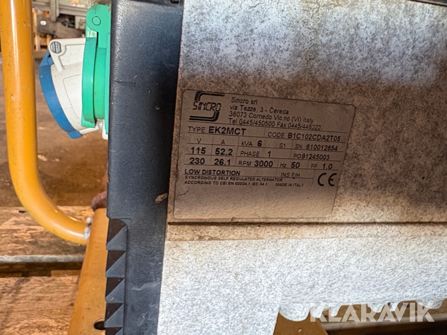 Generator Subaru Leader 6010