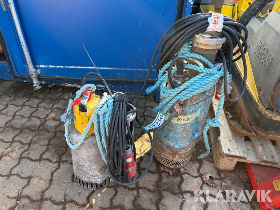 Dykpumper Atlas Copco/Tsurumi - 2 styk