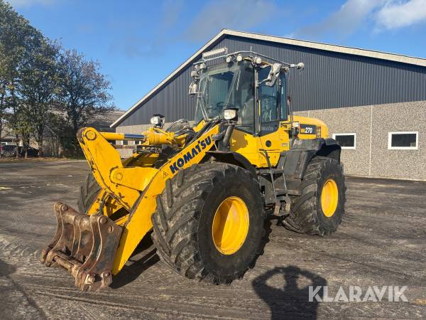 Gummiged Komatsu WA270-7