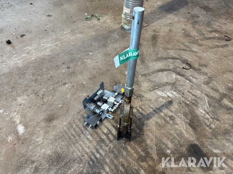 Hydraulisk skydeventil samt hydraulik dele