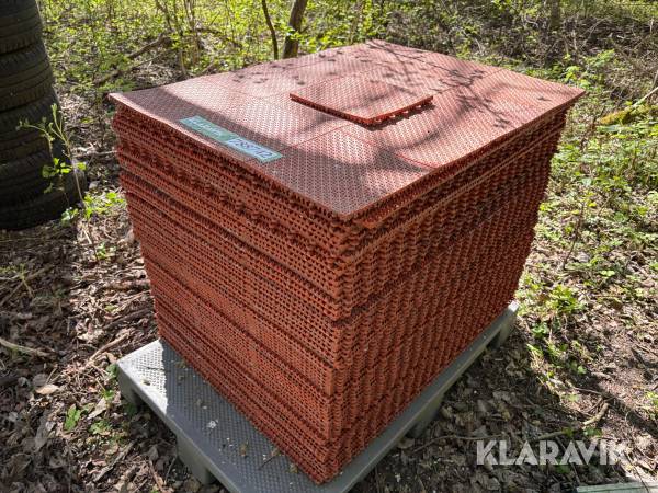 Gulvplader i plast - 1 palle