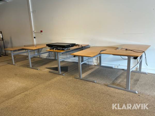 Hæve/sænke bord 5 styk