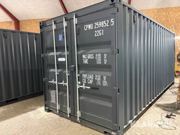 Isoleret container - 20 fod