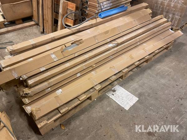 Aluminiums profiler til akustiske vægpaneler 200 styk