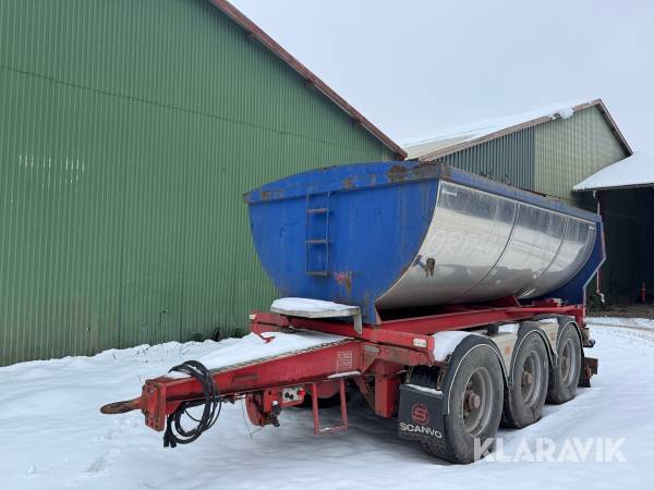 Asfaltkærre Nopa Ktk220 3 akslet med tippelad