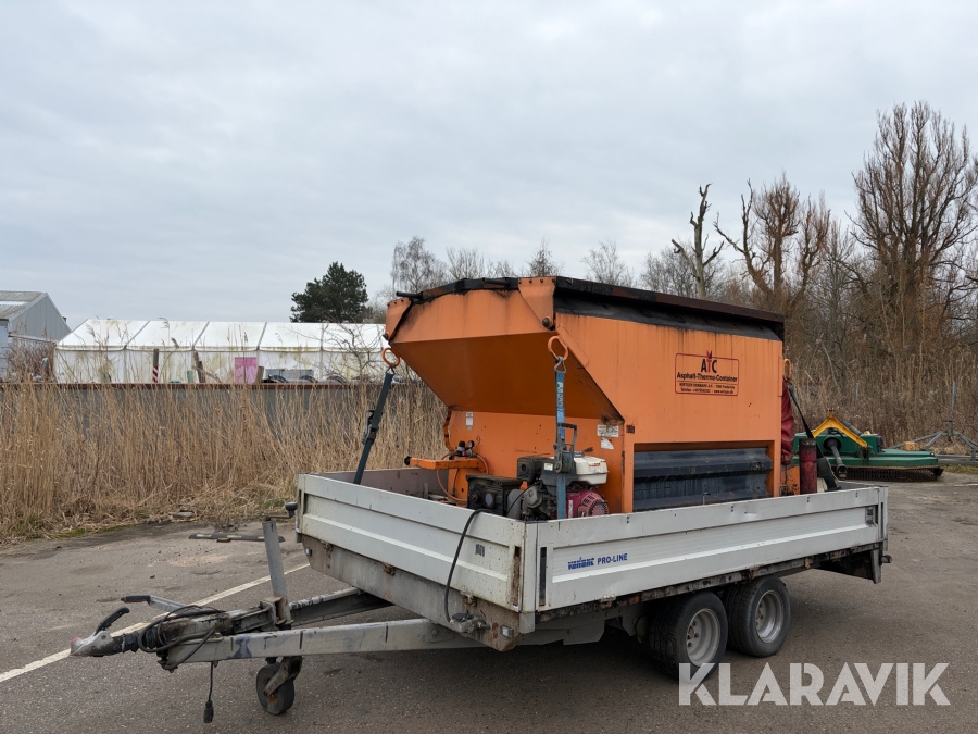 Asfaltkoger ATC 25 med trailer variant pro-line