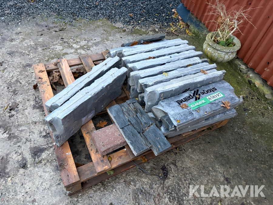 Pyntesten Stone panel indendørs 12,5 styk 