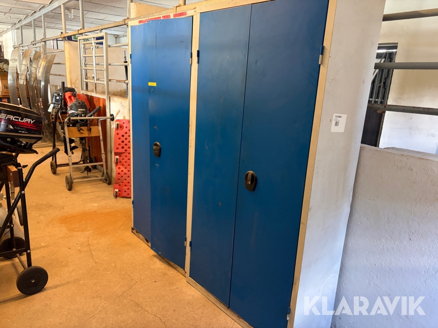 Stålskabe 2 styk Blika