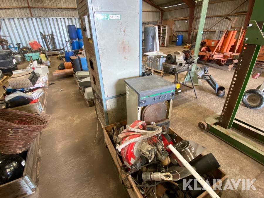 Oliefyr 2 styk og blandet palle