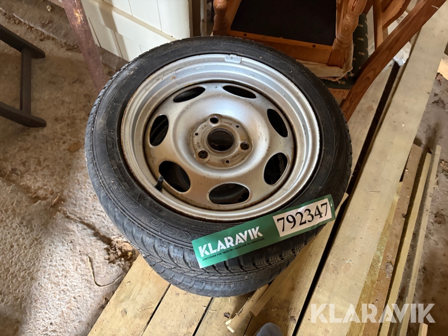 Dæk Falken med fælge til smart 4 styk 
