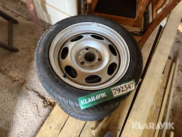Dæk Falken med fælge til smart 4 styk 