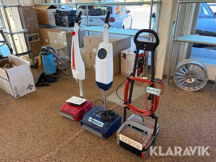 Gulvvaskere Nilfisk og Floorwash - 3 styk