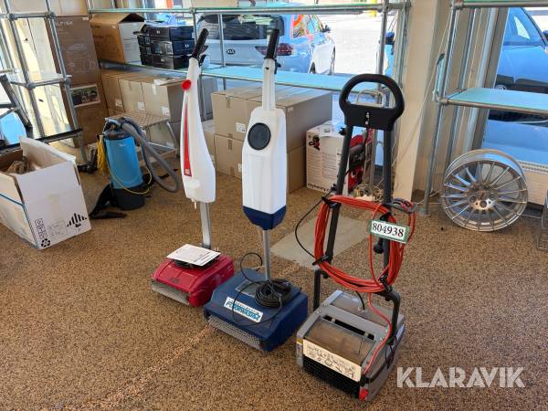 Gulvvaskere Nilfisk og Floorwash - 3 styk