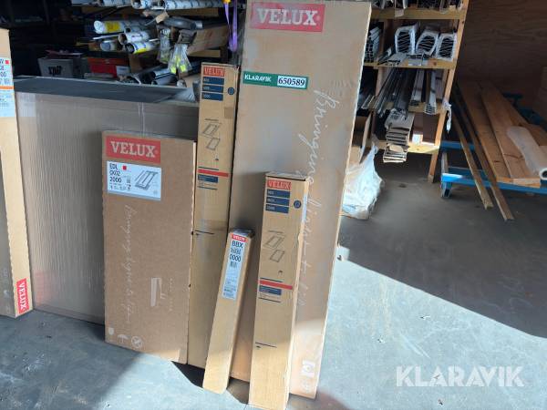 Blandet inddækninger Velux 5 styk
