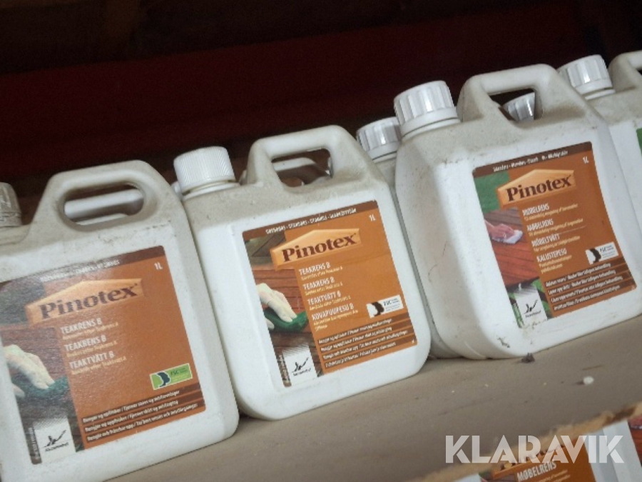Møbelrens Pinotex 1L ca 100 dunke