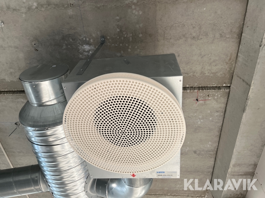 Ventilations udstyr Lindab MBB-200-250E, København, Klaravik