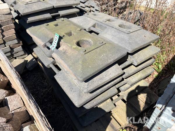 Skiltefødder dobbelt - 24 styk