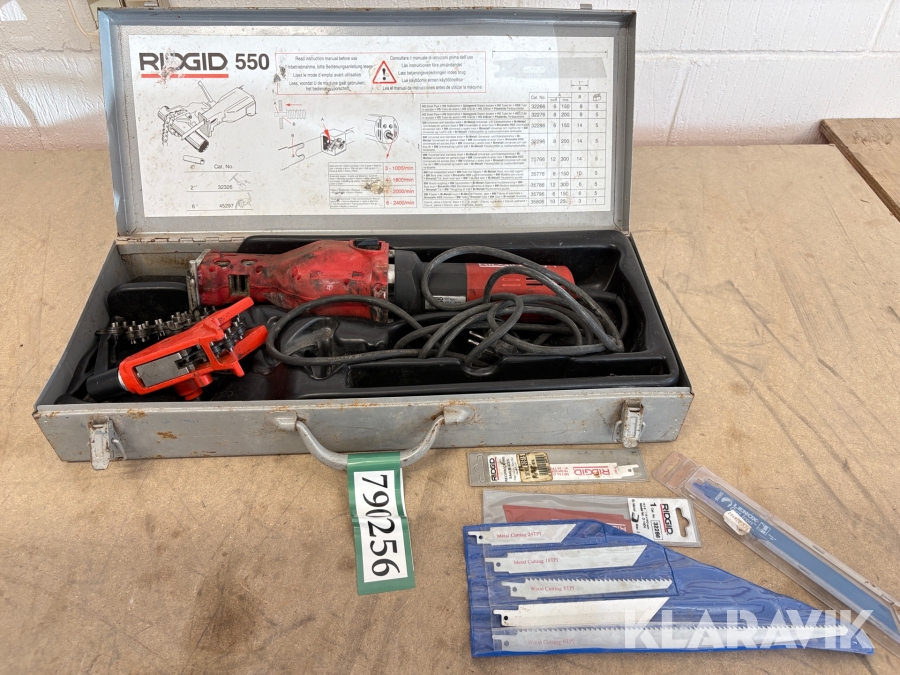 Baronetsav til stål Ridgid 550-1