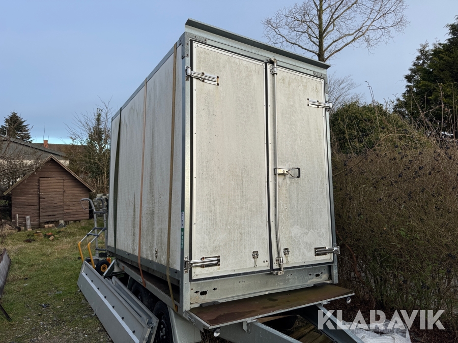 Lukket kasse Brenderup i glasfiber