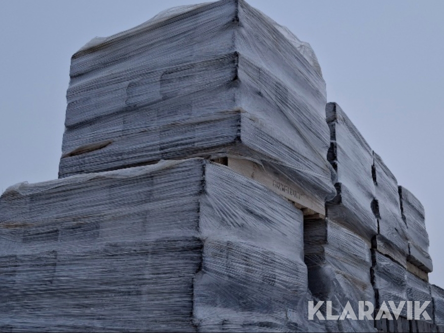 Herregårds kantsten ca 700 styk 14x14x21 i gråmix