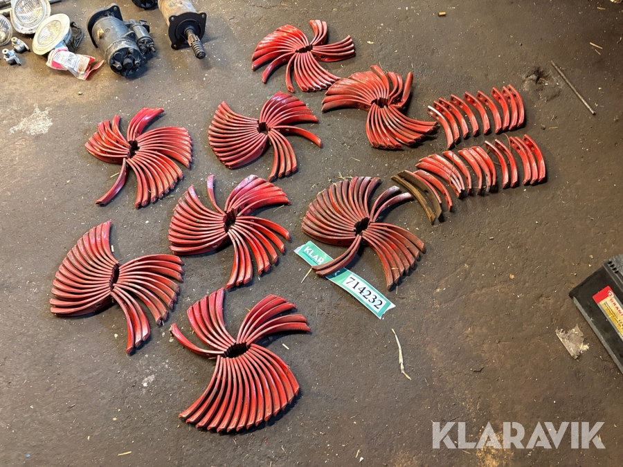 Harvetænder Marsk Stig 225 styk.