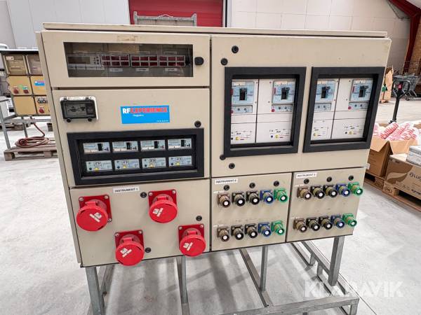 Eltavle ByggEl 800 A med Powerlock-udtag