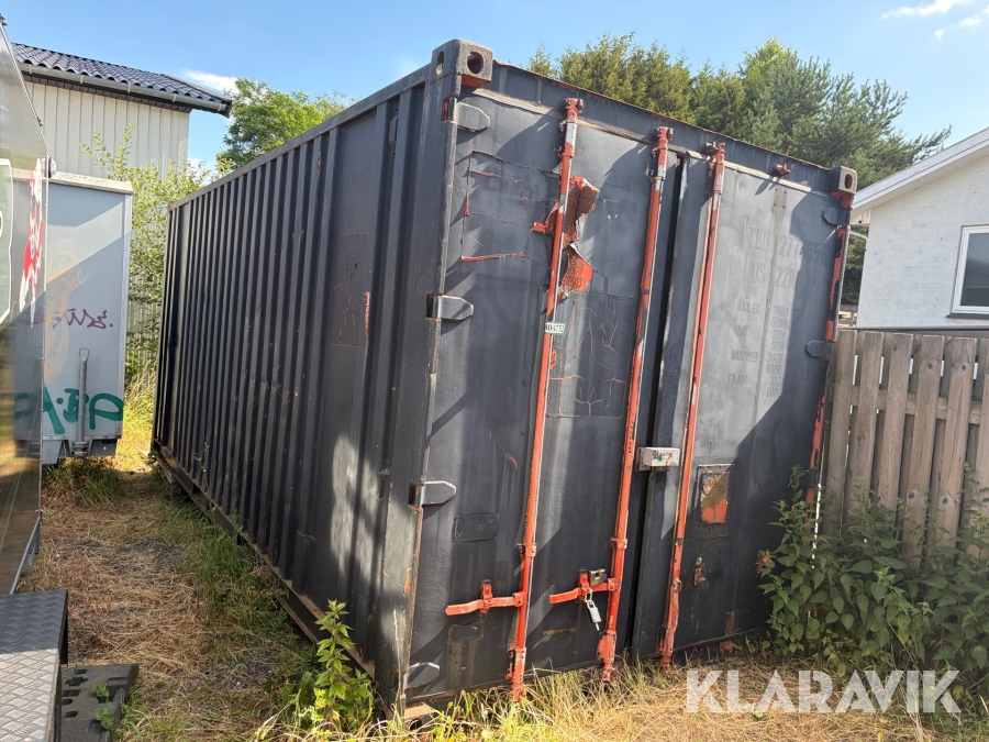 Container 20 fods med indhold