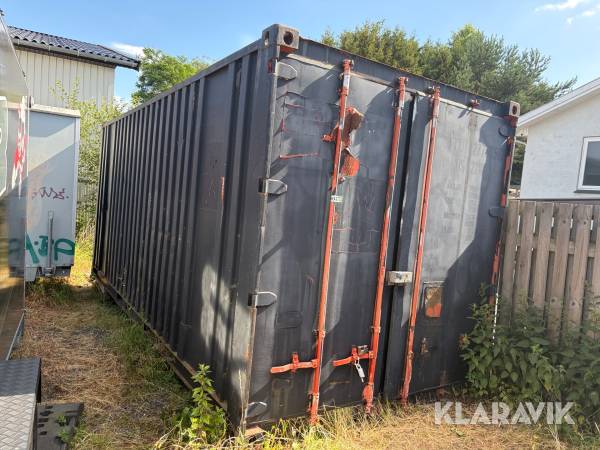 Container 20 fods med indhold