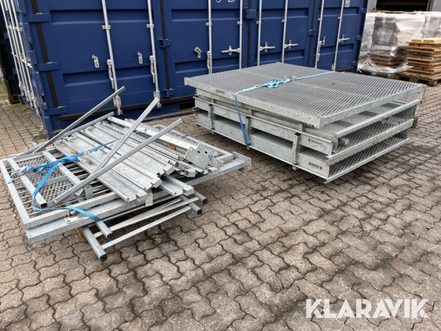 Platforme og ramper Trident med tilbehør