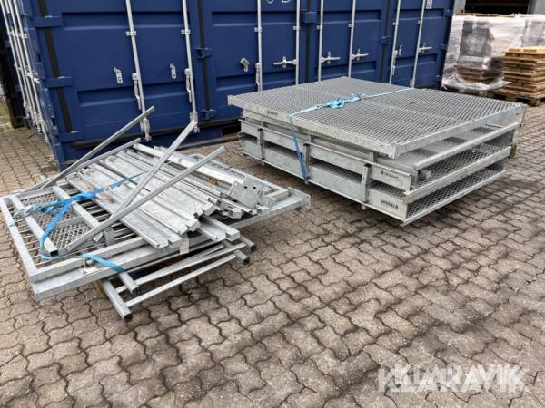 Platforme og ramper Trident med tilbehør