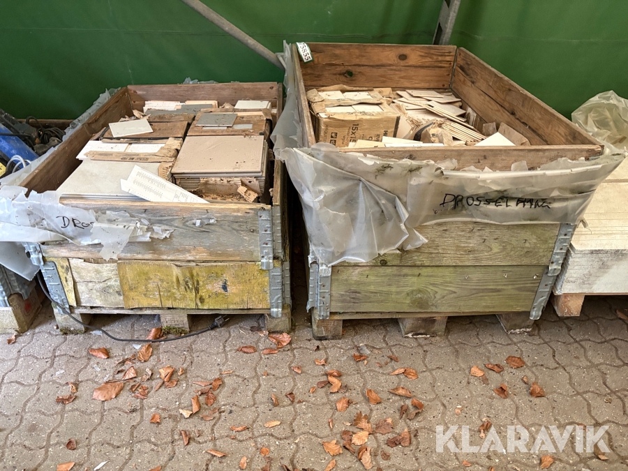 Fliser blandet lot, 2 paller