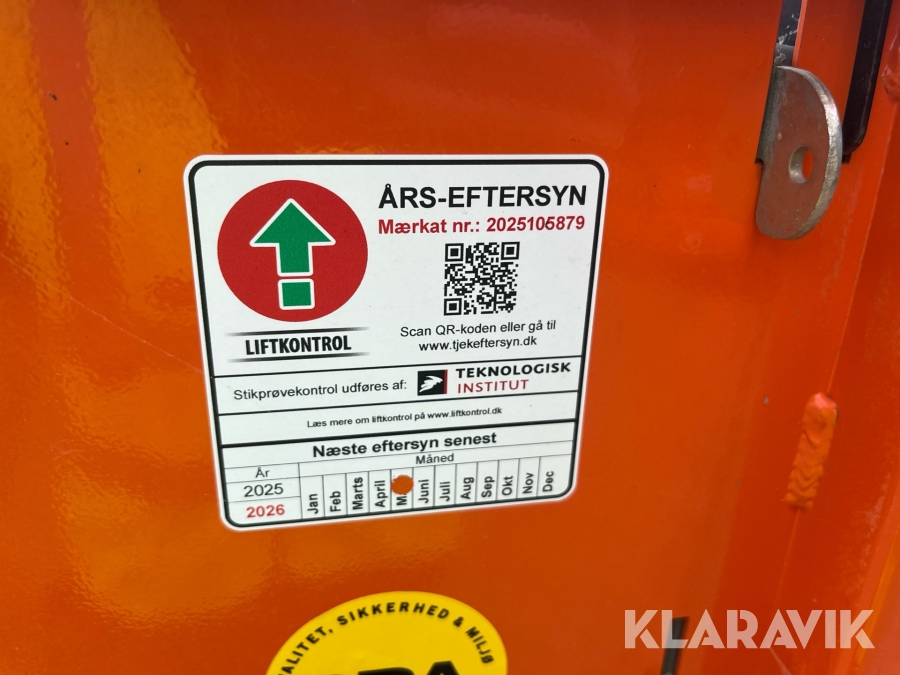 Søjlelift JLG 1230ES 5.7 meter
