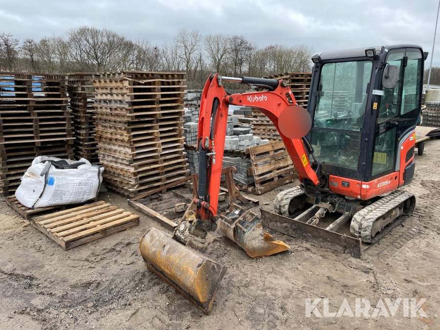Minigraver Kubota KX019-4