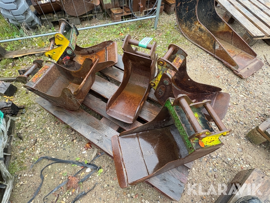 Skovle assorteret 5 styk