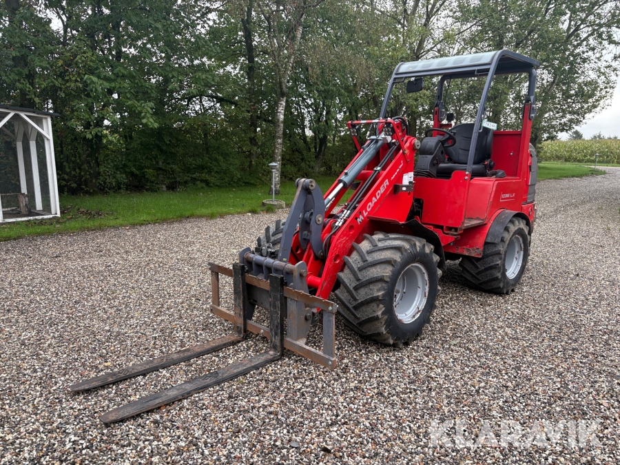 Minilæsser VM LOADER 820/1036 LX med skovl og gafler