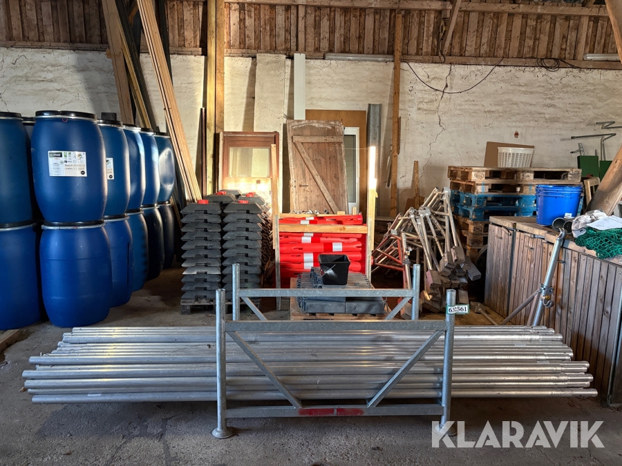 Tagstillads Stigefabrikken fladt tag 2x 48 meter