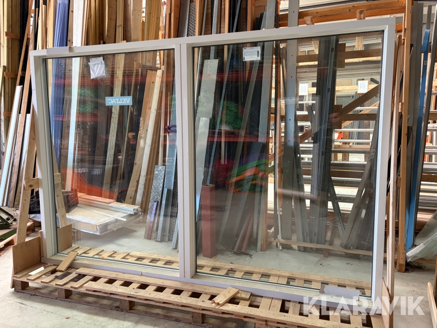 Vinduesparti Velfac træ/alu - 3162x2115- 1 styk